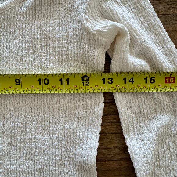 Rylee + Cru Textured Long Sleeve Tee - Size XS - Picture 4 of 5